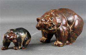 Knud Kyhn for Kgl. Porcelæn. Samling bjørne 2