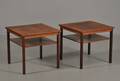 Lampebordesideborde af palisander, ca. 1970erne 2