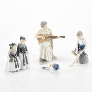 Figuriner Royal Copenhagen och Bing  Gröndahl 