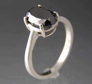 Solitaire ring ca. 2.08 ct.