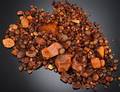 Samling rav klumperstykker, vægt 252 gr.