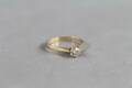 Ring i guld 18 k med briljant 0.25 ct