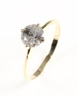 Ring, 14 kt guld, brillant