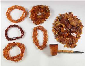 Div. rav samlet vægt ca. 280,5 gram