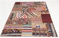Matta, Kelim patchwork 204 x 140 cm
