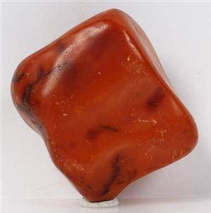 Dansk rav. Poleret ravklump, 156 g. 