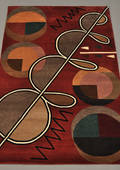 Håndtuftet tæppe Kashmir 240x150 cm