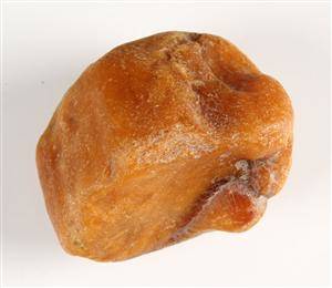 Uforarbejdet dansk ravklump, ca. 131 gram