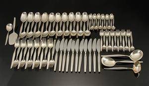 Frigast Savoy bestik af pletsølv 77