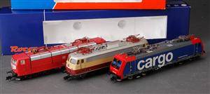 Roco. Tre lokomotiver 