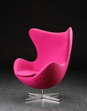 Arne Jacobsen. Lænestol Ægget, model 3316