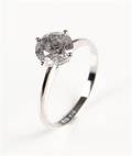 Ring, 14 kt guld, brillant