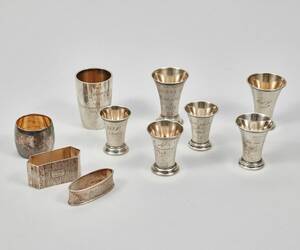 Parti silver, bägare 7 st