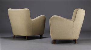 Fritz Hansen, tilskrevet. Par lænestole, 193040erne 2