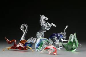 Murano. Syv dyrefigurer af glas 7