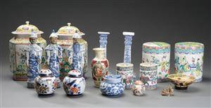 Samling kinesisk porcelæn, 20 årh. 18