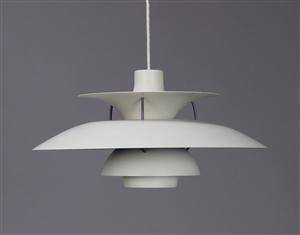 Poul Henningsen, PH5 pendel, hvidlakeret
