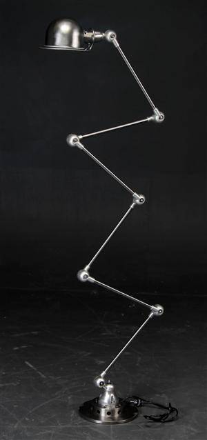 Jean Louis Domecq for Jieldé Lyon. Standerlampe, seks arme