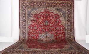 Persisk handknuten matta, Najafabad, mått 500 x 345 cm.