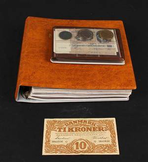 Mønter og sedler - Danmark