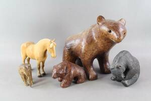 Figuriner 5 st, bla Carl Roos