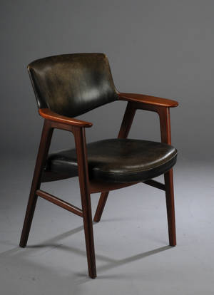 Erik Kierkegaard. Armstol af teak.