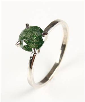 Ring, 14 kt guld, brillant