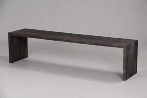 PremiumOak. Dansk produceret bænk  plint af sort olieret eg,180 cm. Denne vare er sat til omsalg under nyt varenummer 5017235