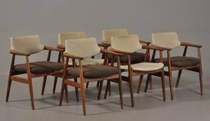 Erik Kirkegaard 6 stole af palisander 6