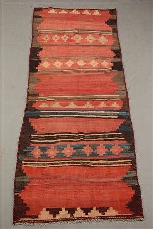 Harsin Kilim tæppe, 295 x 115 cm.