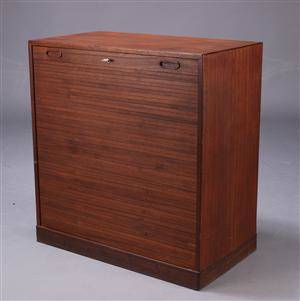 Dansk møbelproducent, jalousiskab, teak, 1960erne