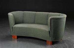 Bananformet sofa, 1930-1940erne, dansk møbeldesign