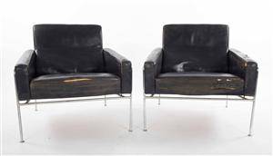 Arne Jacobsen. Par lufthavnsstole, model 3300 2