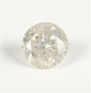 Uindfattet diamant, ca. 1.58 ct