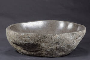 Unika vask af flodsten 