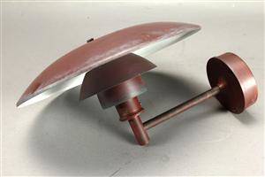 Poul Henningsen. PH 4,53 udendørslampe, kobber
