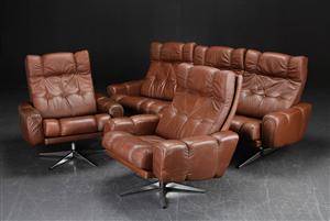 Sofasæt bestående af sofa og to lænestole 3 