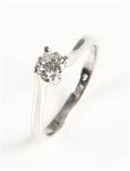Ring, 14 kt guld, brillant