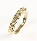 Ring, 14 kt guld, brillanter
