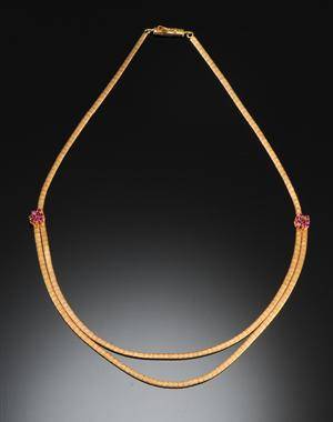 Halskæde af 18 kt guld 