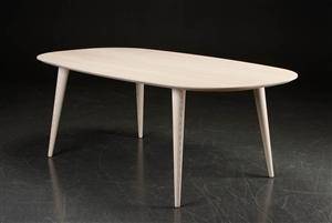 Snedkermester Lau Lauritsen. Spisebord af Eg