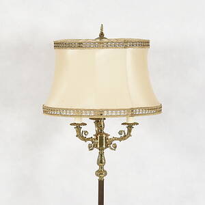 GOLVLAMPA, mässing, 1900-tal.