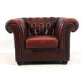 FÅTÖLJ, Chesterfield 1900-tal.