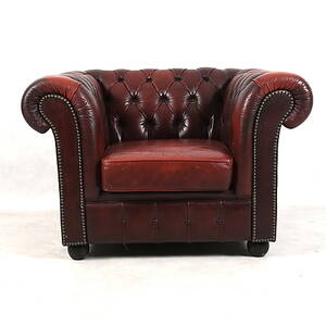 FÅTÖLJ, Chesterfield 1900-tal.