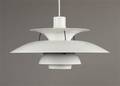 Poul Henningsen, PH 5 pendel, hvidlakeret