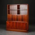 Reol af rio palisander, 1960erne, dansk møbelproducent