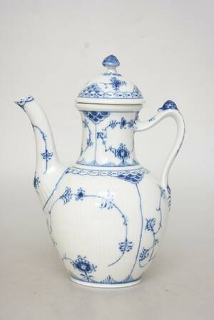 Royal Copenhagen Musselmalet Kaffekanna