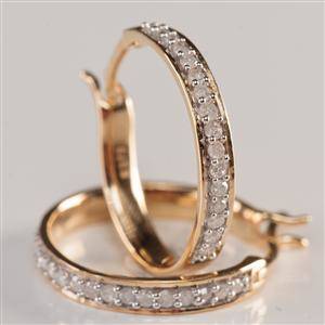 Par diamant øreringe 2