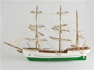 Fartygsmodell 1900-talets andra hälft.