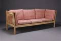 Andreas Hansen. Tre-pers sofa, bøgetræ